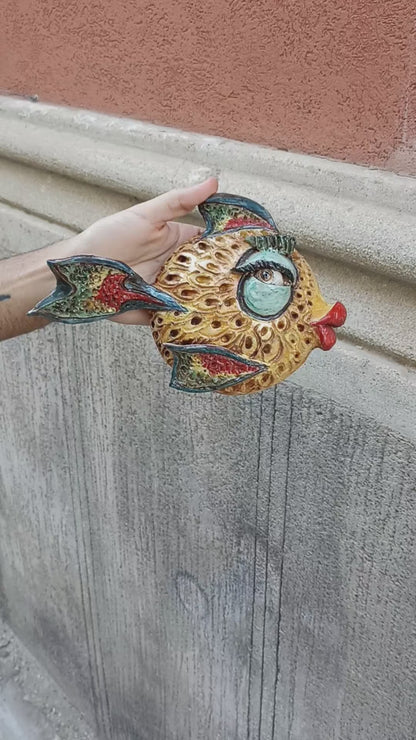 pesce da parete di salvatore guzzardi