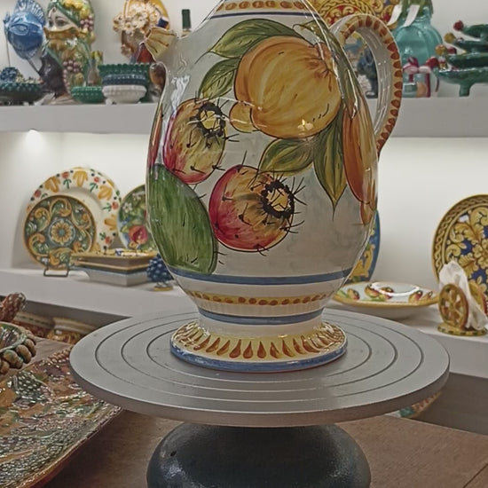 storia del bummulo malandrino maiolica siciliana