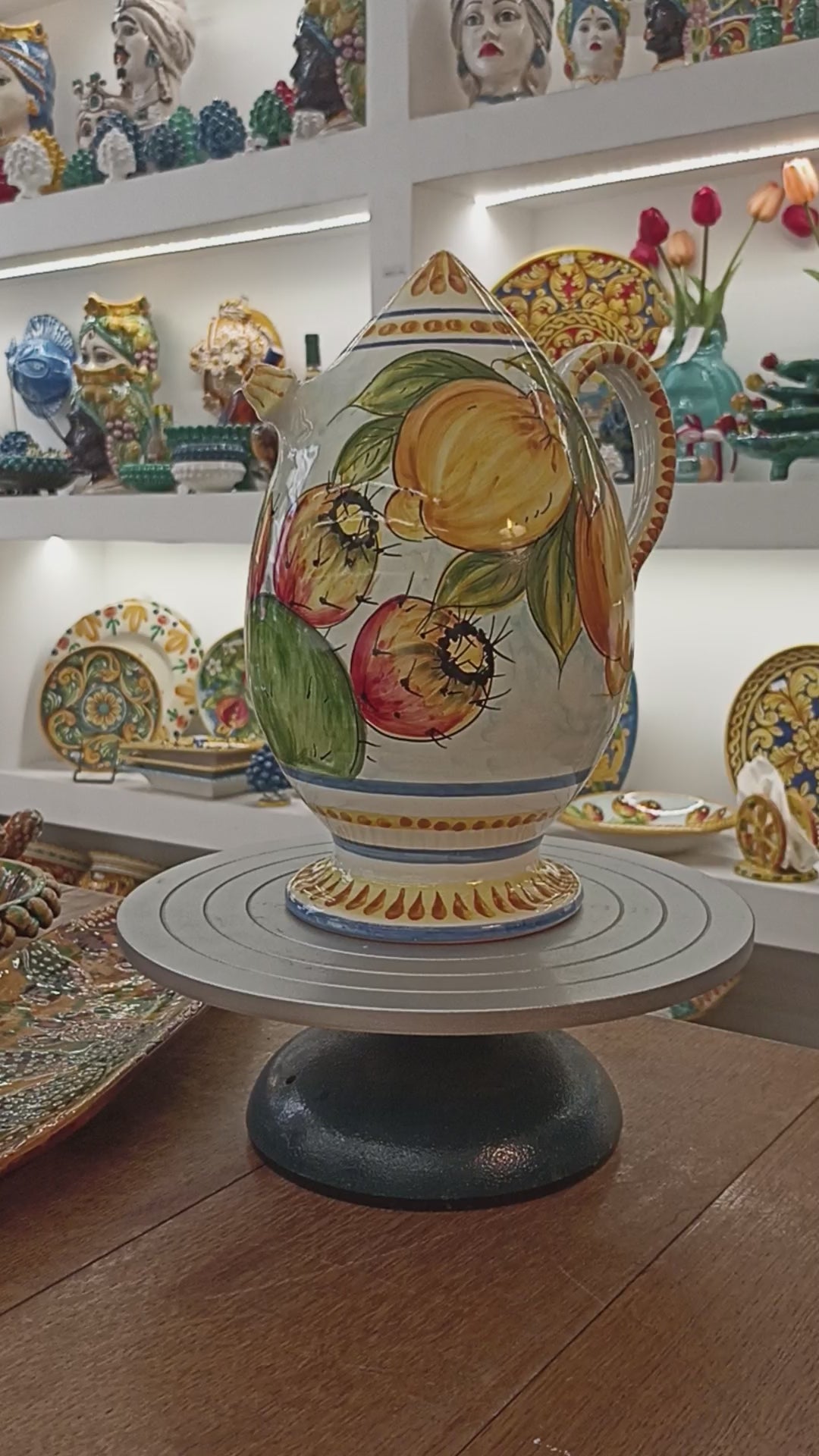 storia del bummulo malandrino maiolica siciliana