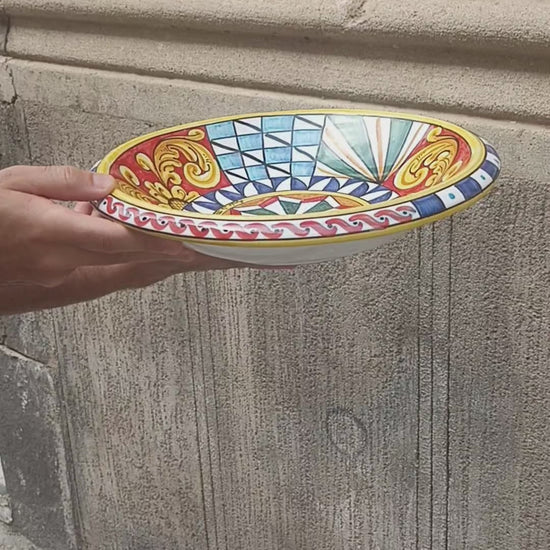 vassoio decorato a mano