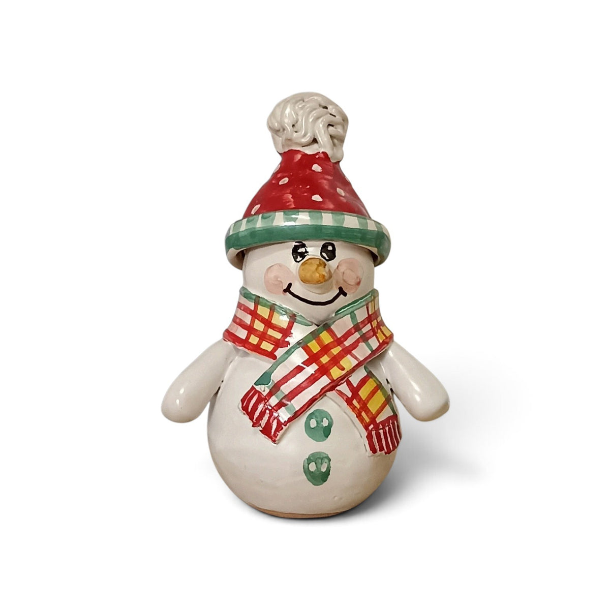 pupazzo di neve ceramica