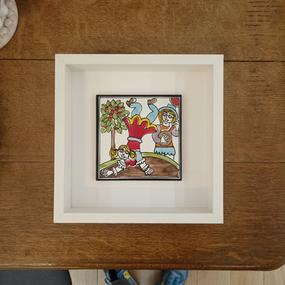 quadro in ceramica siciliana