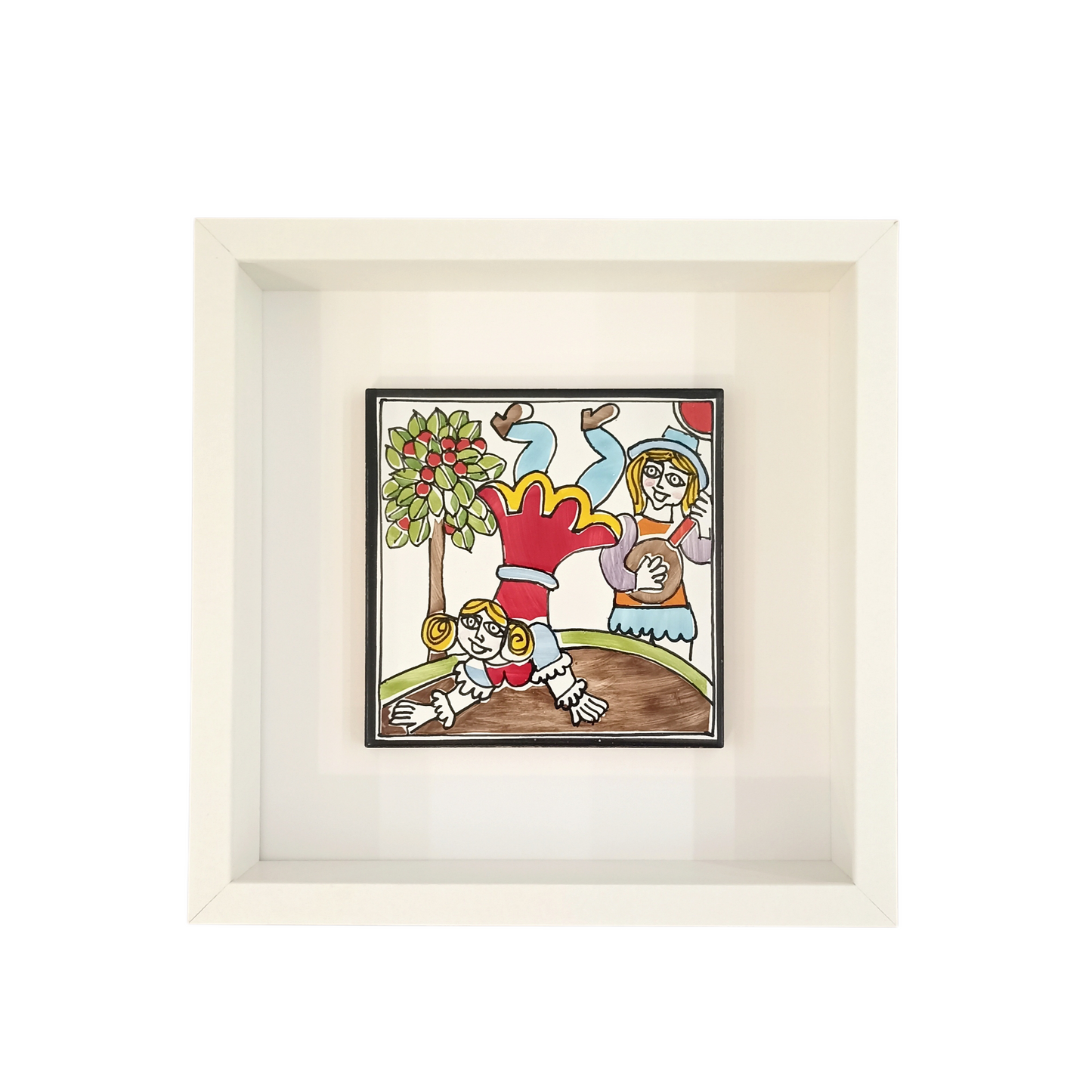 quadro con ceramica di sicilia da appendere