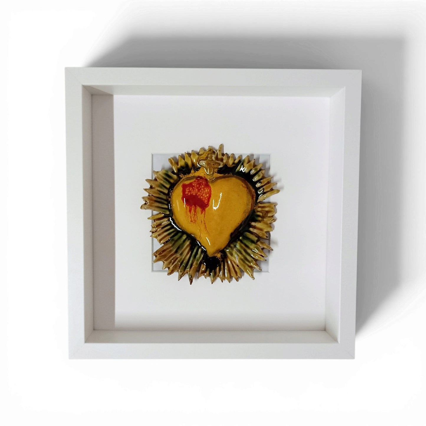 quadro con ceramica da parete