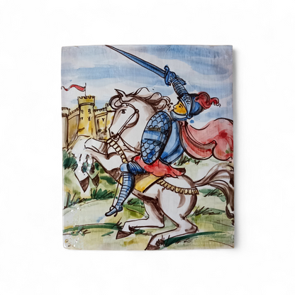 piastra in maiolica siciliana