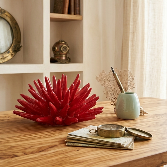 riccio in maiolica caltagirone