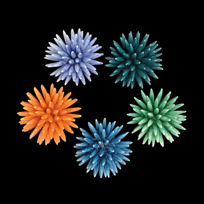 riccio di mare realizzato a mano