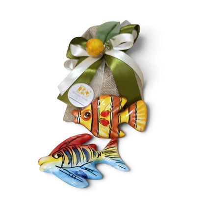 Sicilian Ceramic Fish - Sicilian Party Favor - assorted decorations