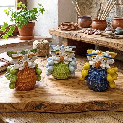 Gufetto in Ceramica di Caltagirone