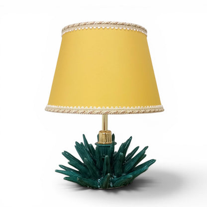 Ceramic Hedgehog Lamp from Caltagirone