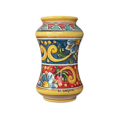 Vaso Porta bottiglie in Ceramica Siciliana di Caltagirone