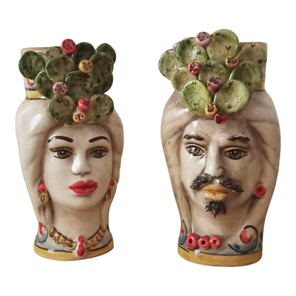 Moorish Heads Sicilian Ceramics from Caltagirone