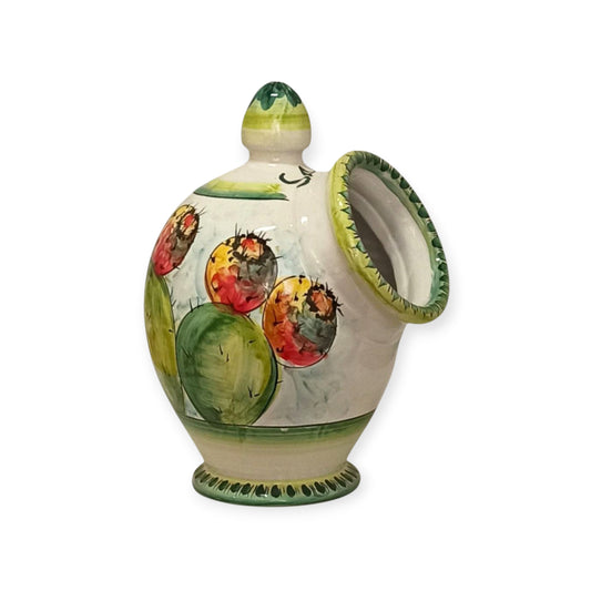 Portasale 28cm da Cucina in Ceramica Siciliana di Santo Stefano di Camastra