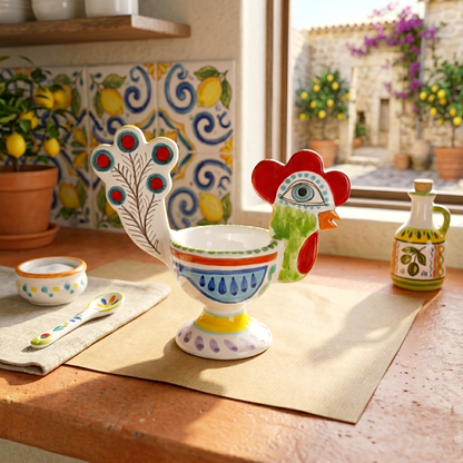 Gallinella in Ceramica Siciliana