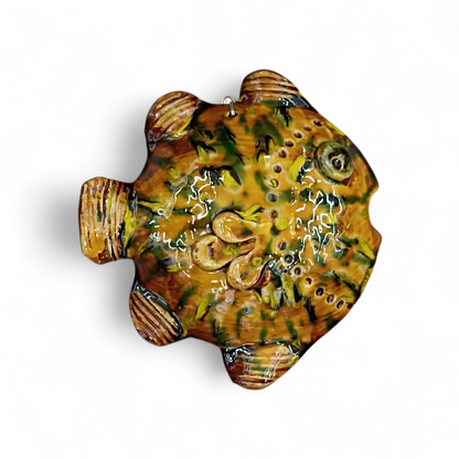Pesce Moderno in Ceramica Siciliana