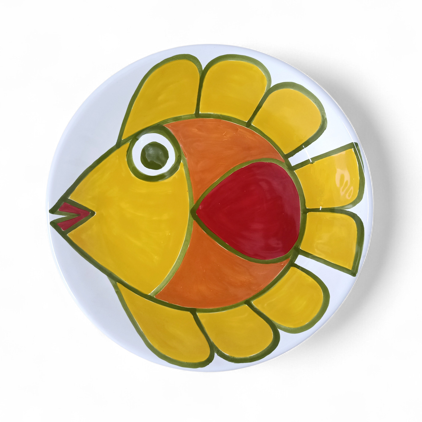 Piatto per la tavola in Ceramica Siciliana 37cm