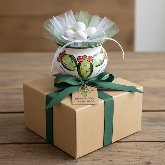 Bomboniera Siciliana in Ceramica di Caltagirone