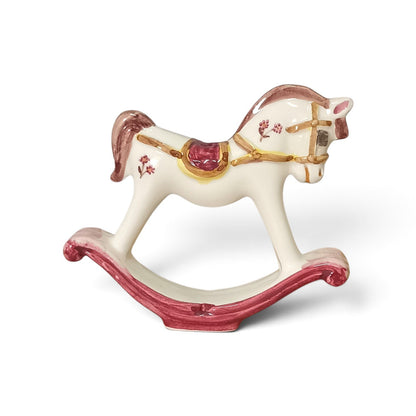 Cavalluccio a Dondolo in Ceramica di Caltagirone 13cm
