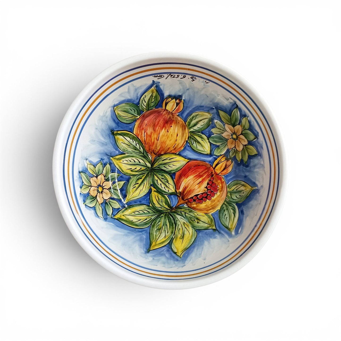 Spaghettiera - Insalatiera - Centrotavola in Ceramica Siciliana  30cm