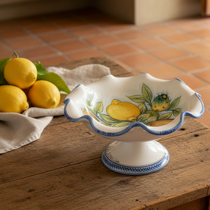 Portafrutta - Centrotavola in Ceramica Siciliana 30cm