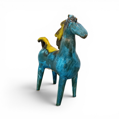 Handmade Sicilian Ceramic Horse