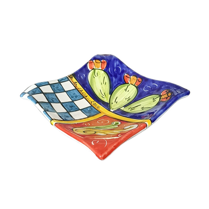 Portacioccolatini in Ceramica di Caltagirone