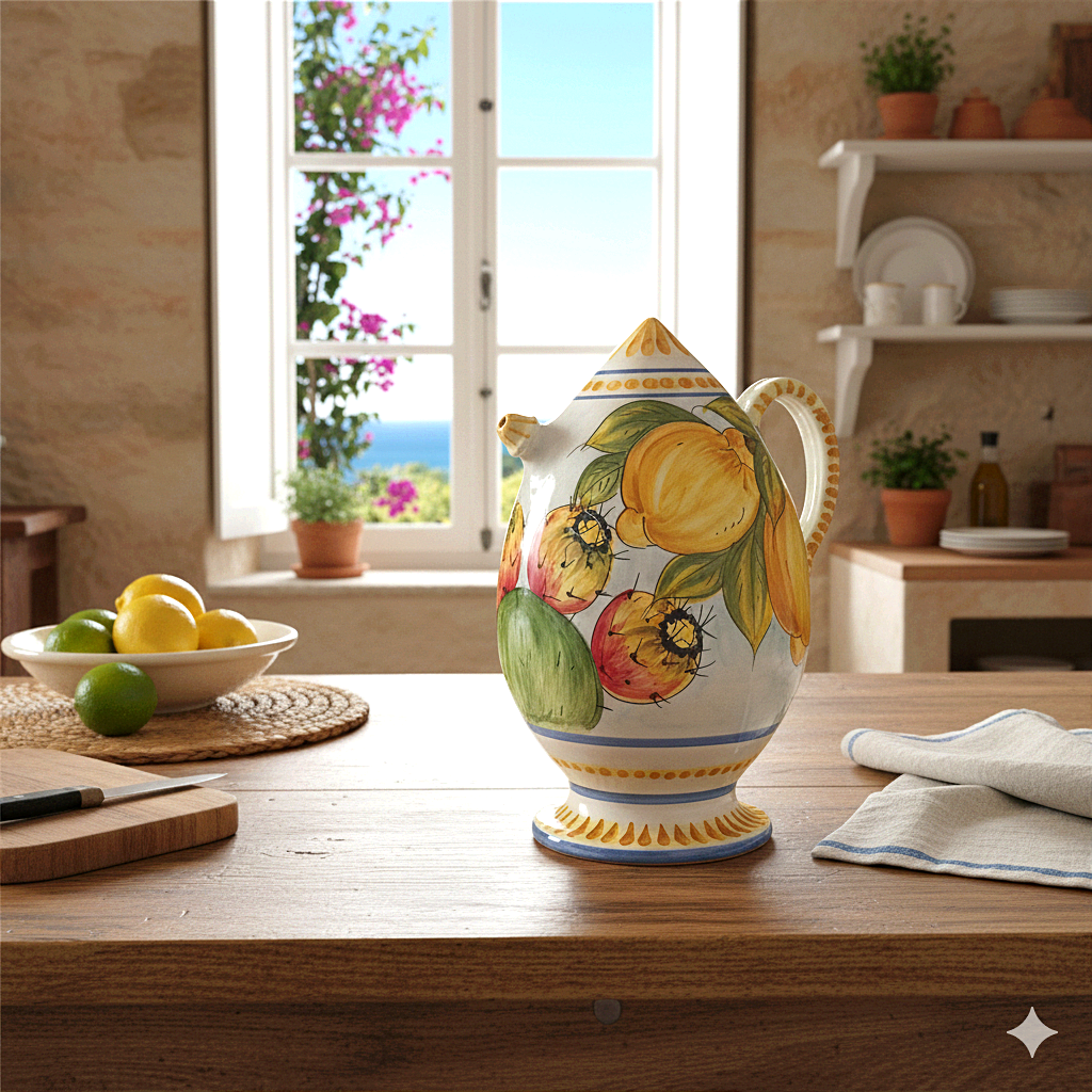 Bummulo Malandrino 30cm in Maiolica Siciliana di Santo Stefano di Camastra