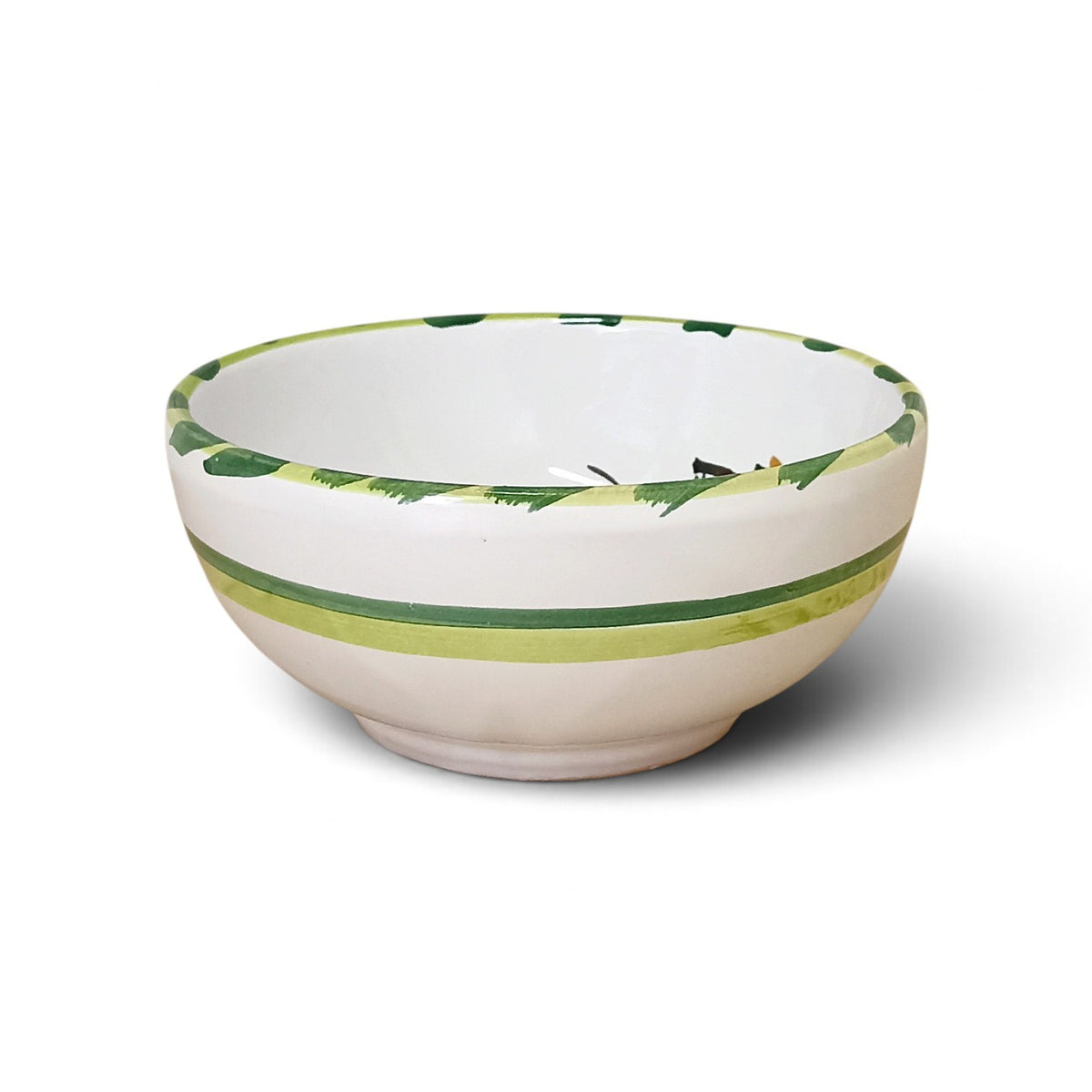 Prickly Pear Small Bowl - Sicilian Party Favor in Caltagirone Ceramic 12cm - assorted decorations