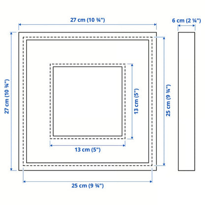 Cornice 27cm con Ceramica Siciliana ''La Pesca''
