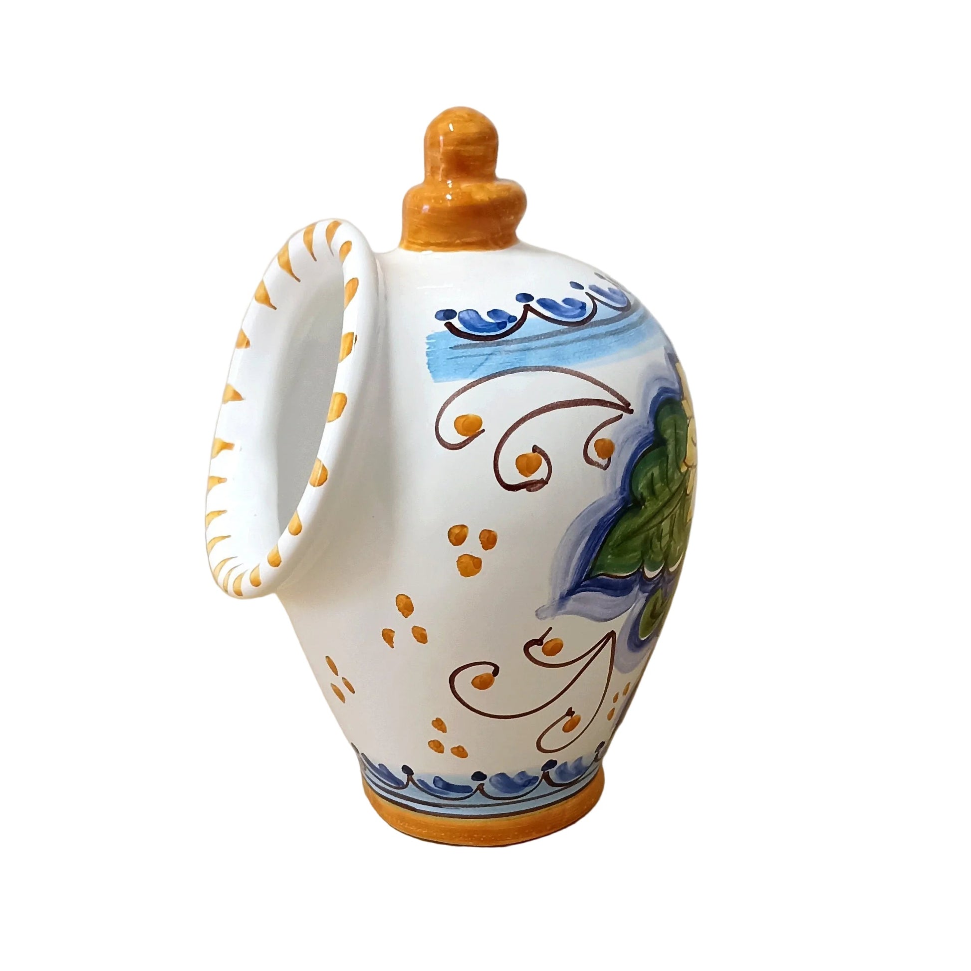 saliera in maiolica