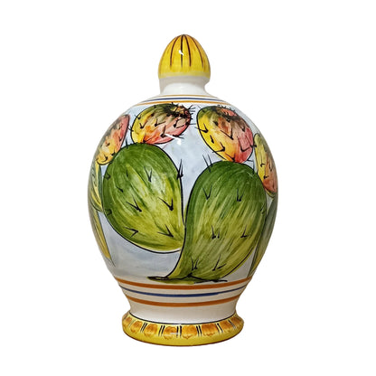 saliera tradizionale in ceramica siciliana