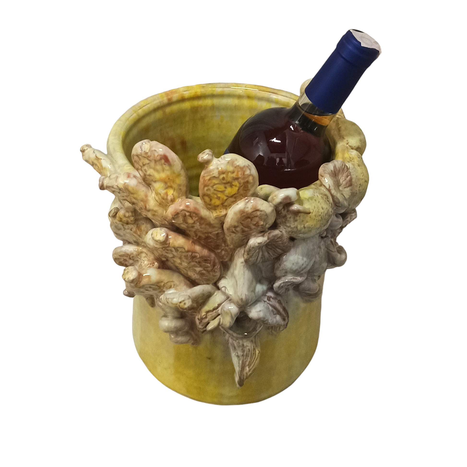 porta vino in ceramica