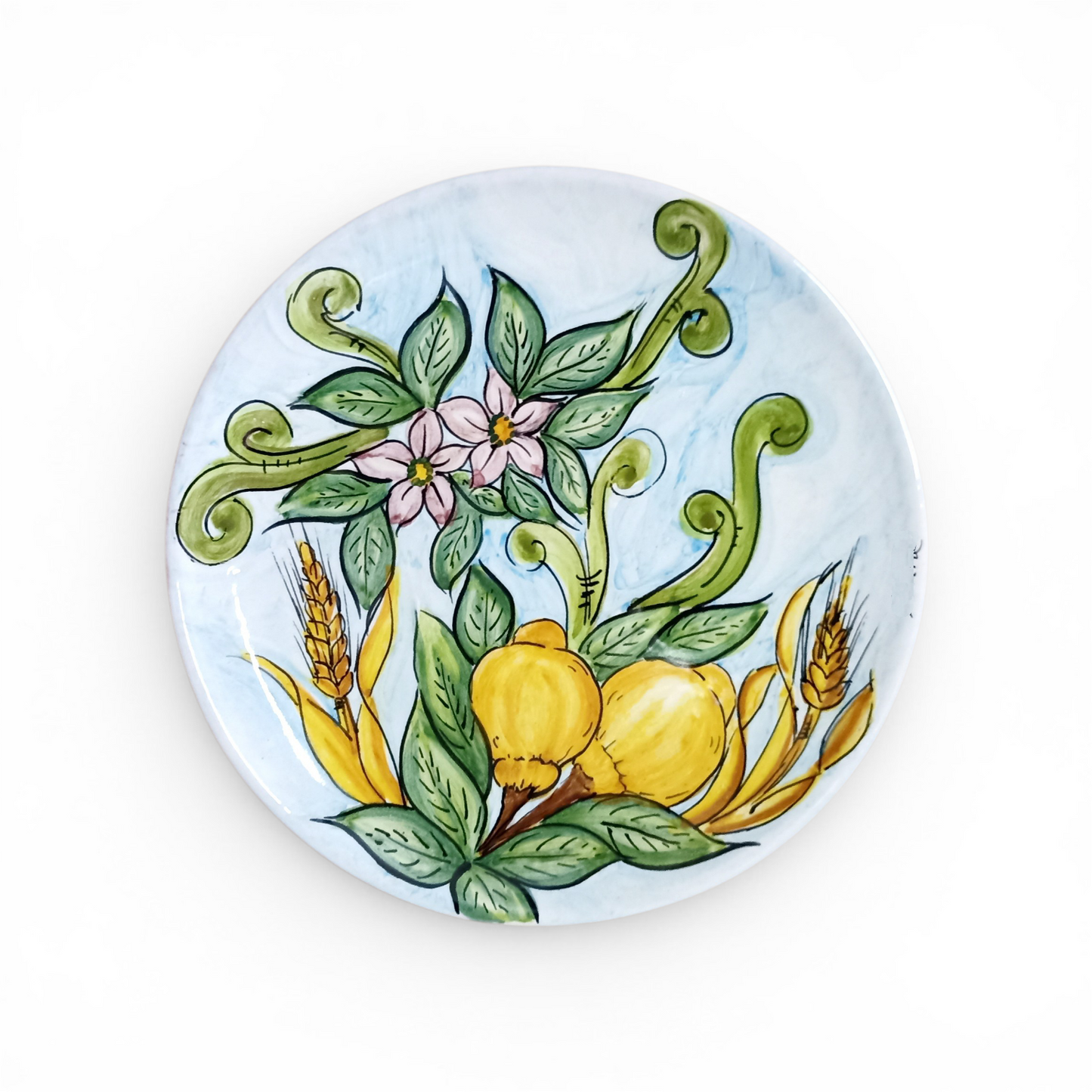 piatto per la tavola decorato 
