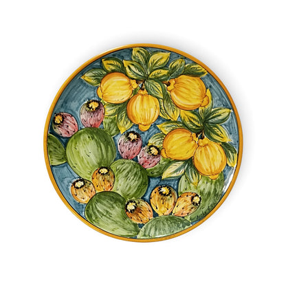 shop online ceramic plate made in sicily