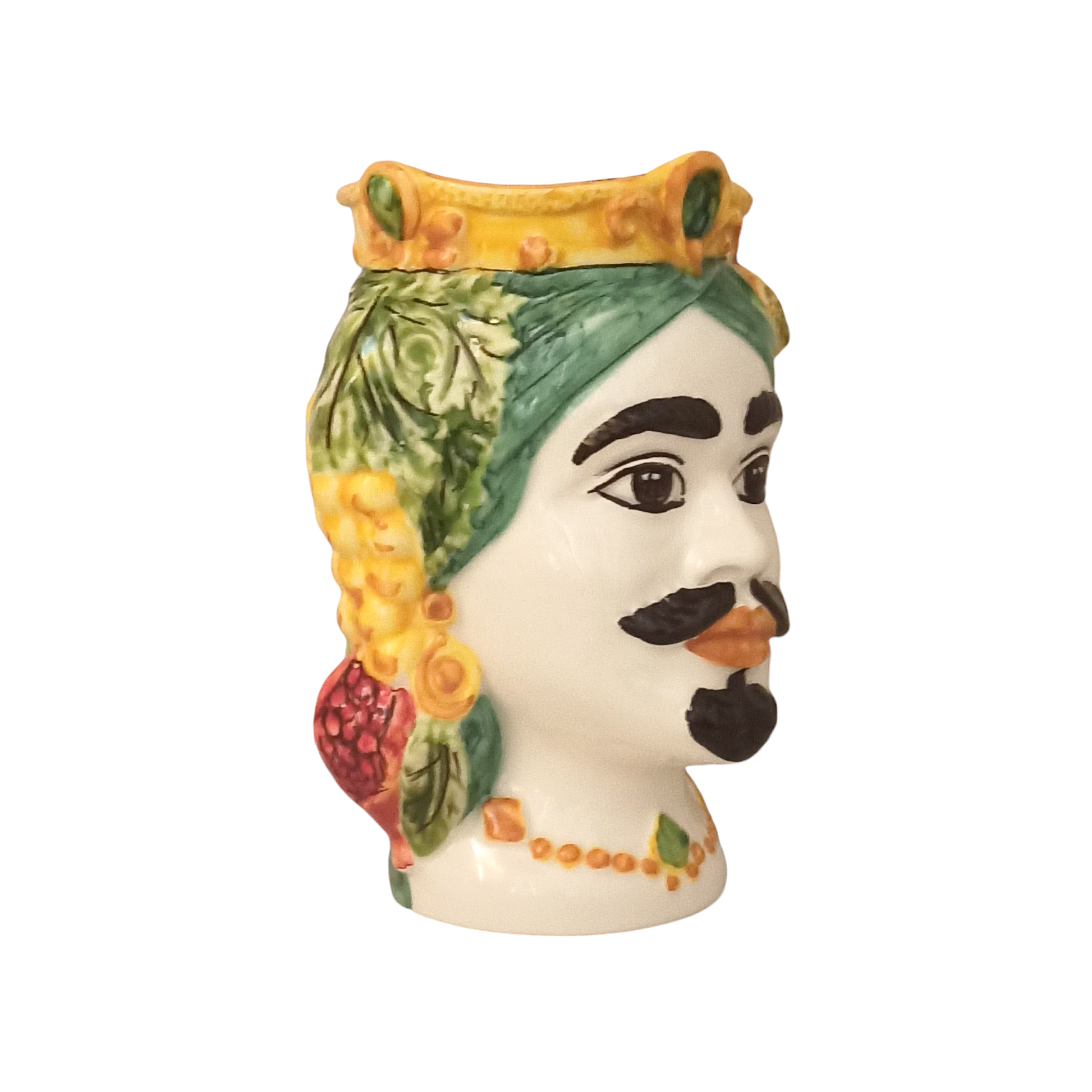 Testa di Moro porta piante ceramica