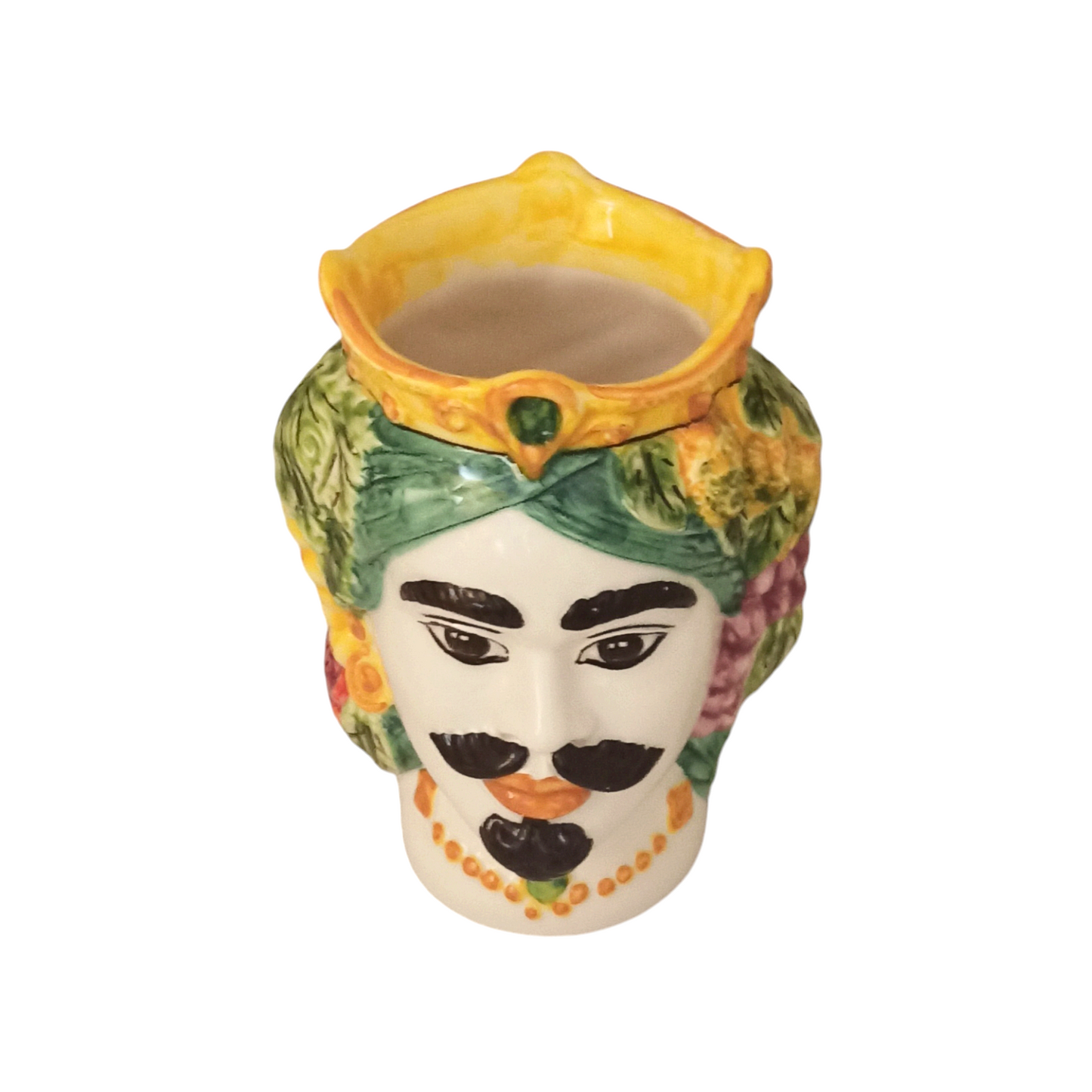 Ceramic plant Holder from Caltagirone