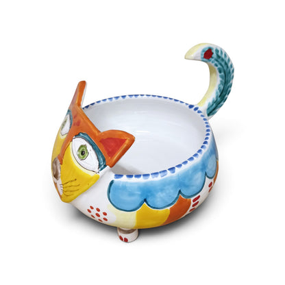 colored sicilian ceramic cat