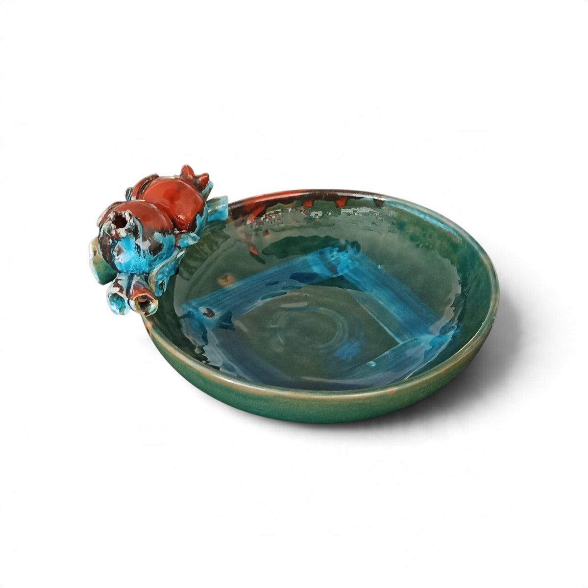 ceramic centerpiece in sicilian pottery