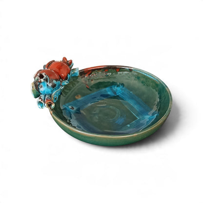 ceramic centerpiece in sicilian pottery