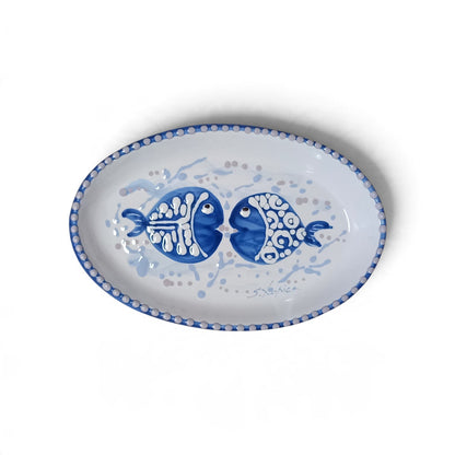 dinner plate in sicilian majolica