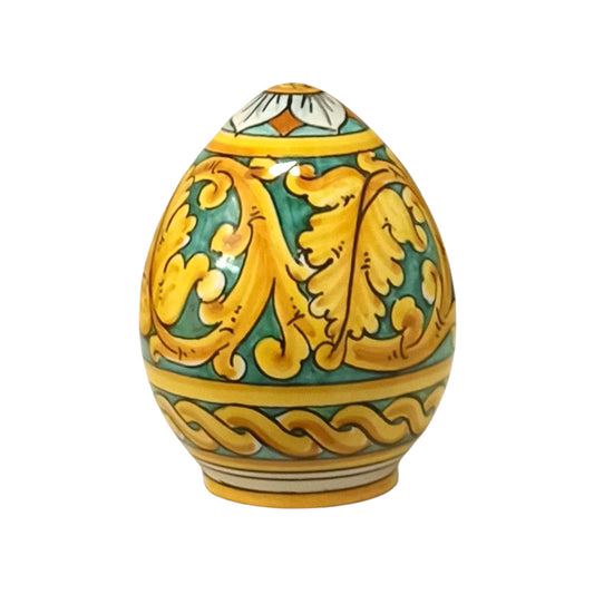 sicilian majolica egg handmade