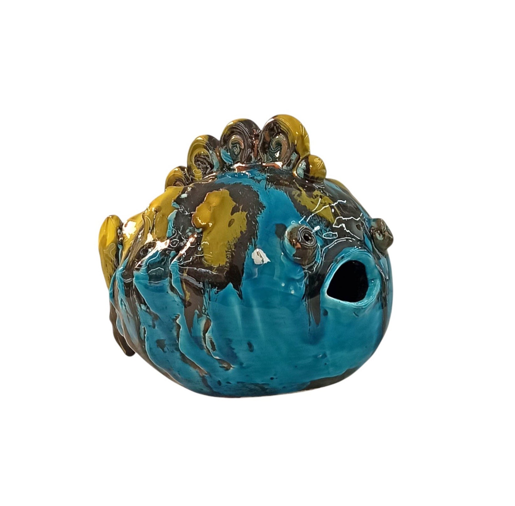 modern sicilian ceramic fish handmade 