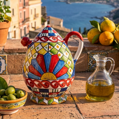 table jag in sicilian ceramic
