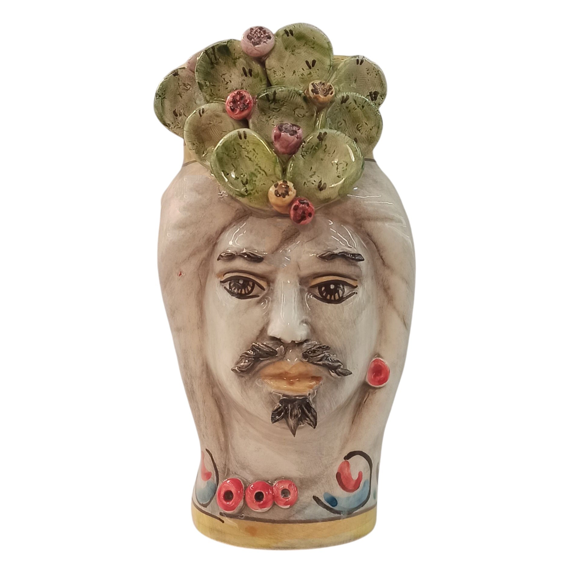 siicilian moor's head from Caltagirone, handmade in Sicily
