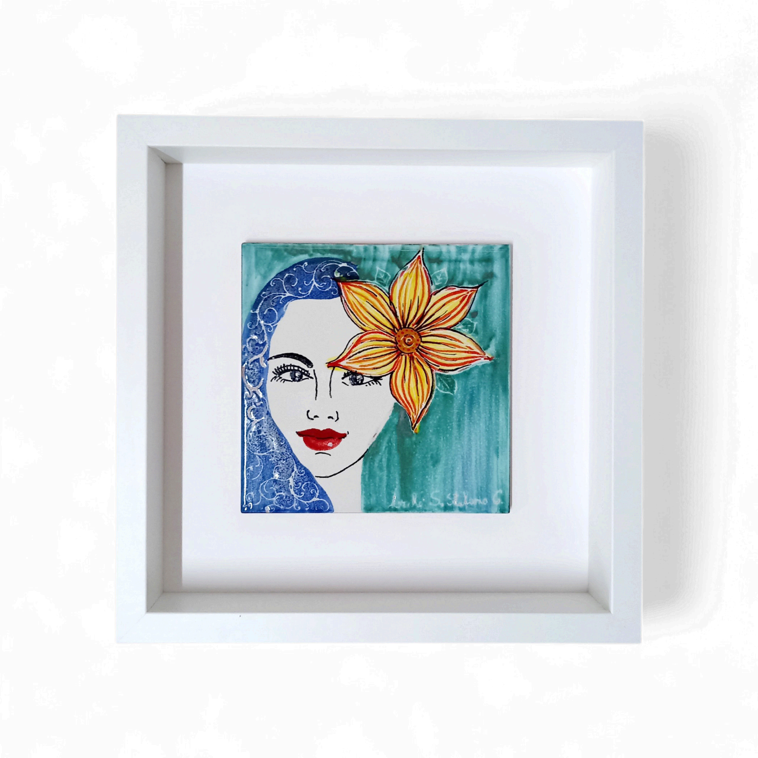 siciian ceramic frame
