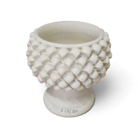sicilian ceramic pine cone vase