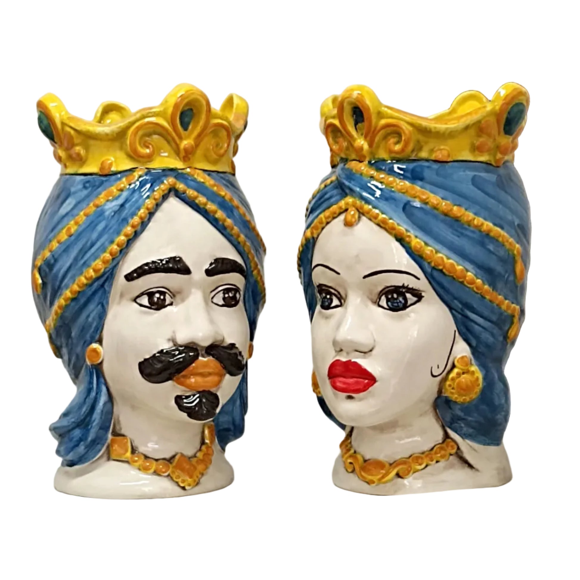 traditional sicilian ceramic head