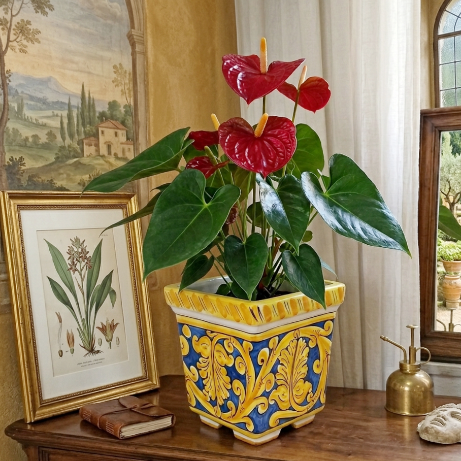 garden ceramic plant holder