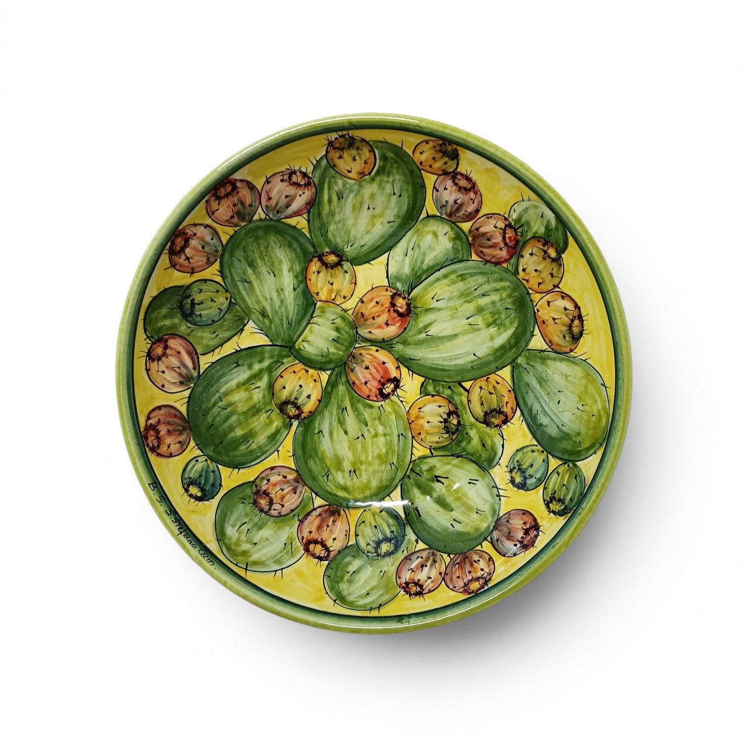 sicilian majolica centerpiece
