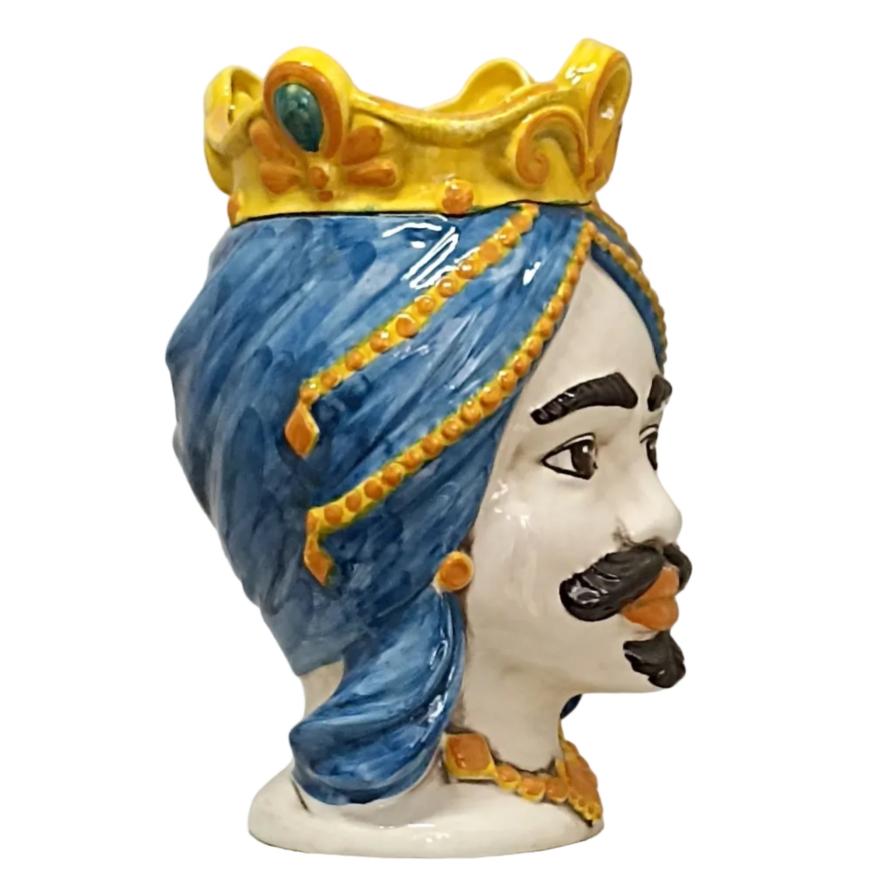plantpot in sicilian ceramic 